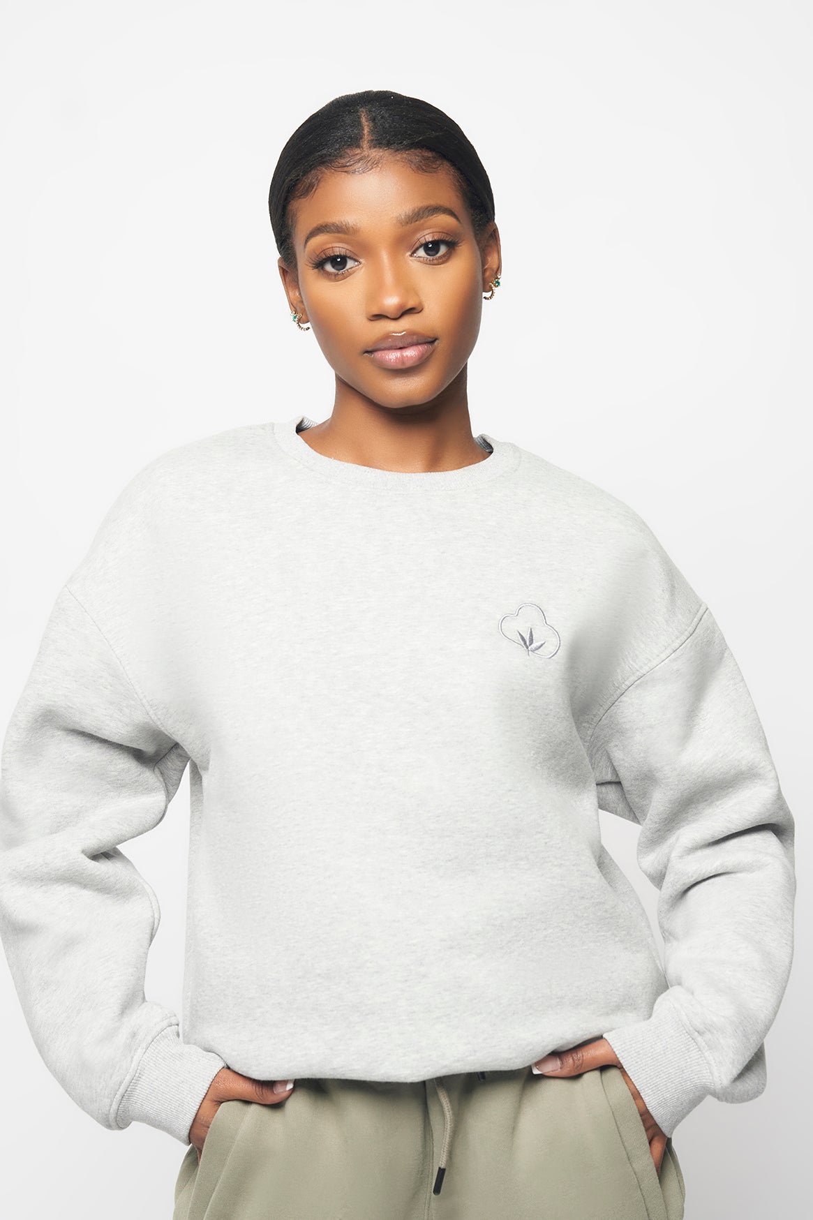 Women's Crewneck Sweatshirt- Moon