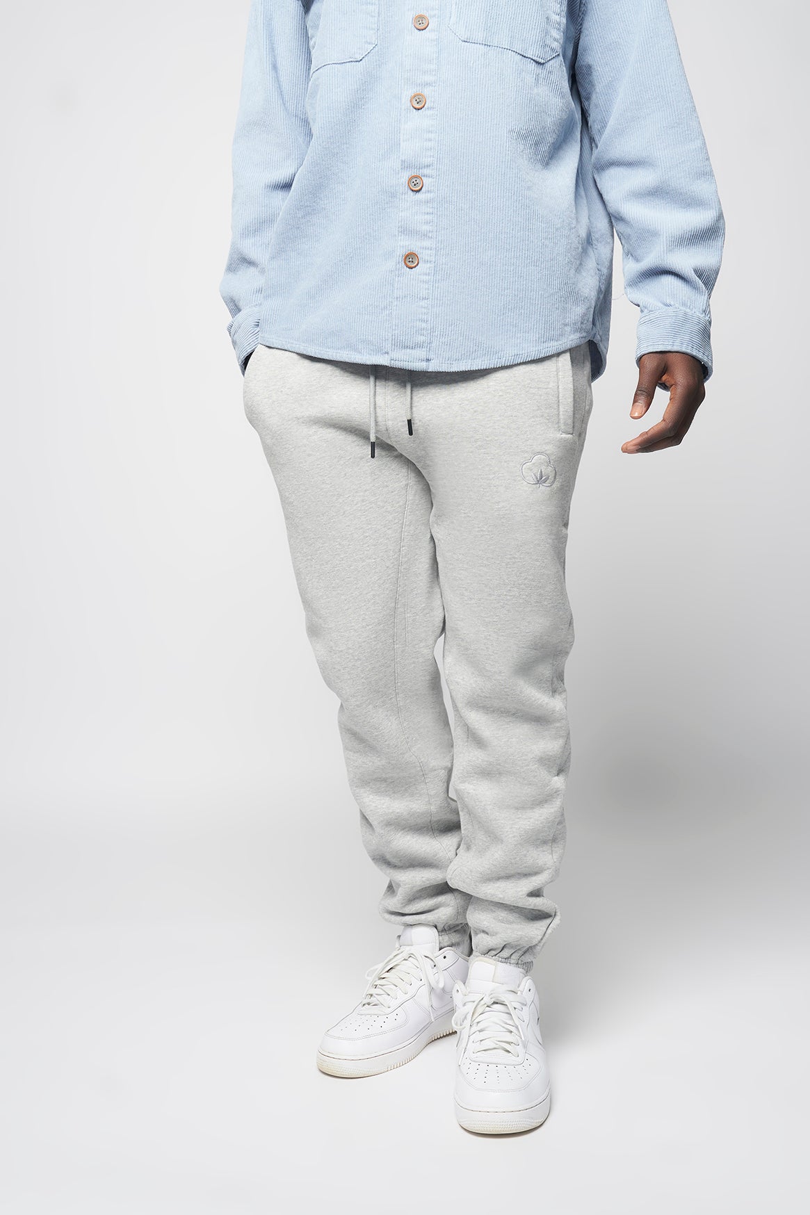 Men's Drawstring Sweatpants- Moon