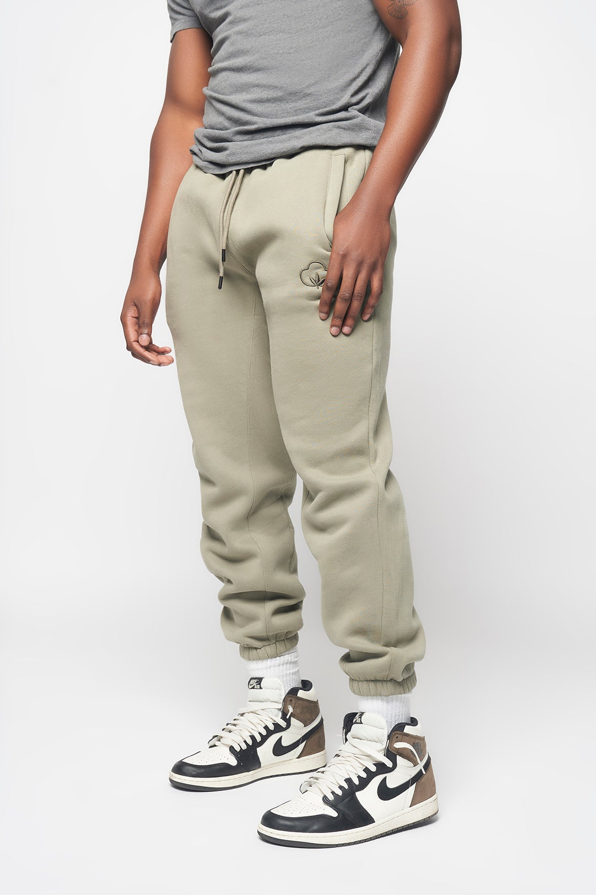 Men's Drawstring Sweatpants- Sage