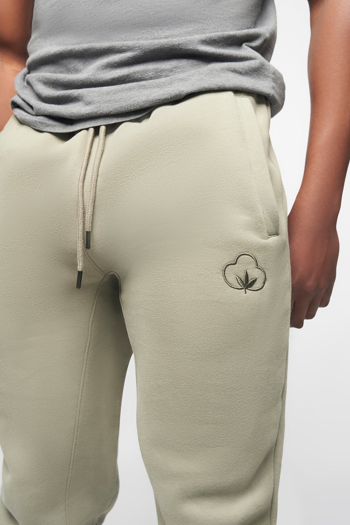 Men's Drawstring Sweatpants- Sage