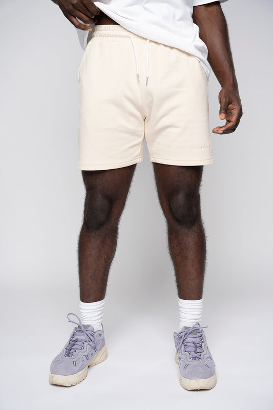 Men's Drawstring Sweatshorts- Camel