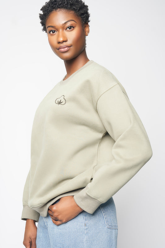 Women's Crewneck Sweatshirt- Sage