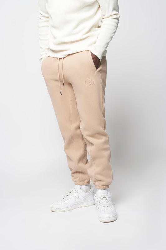 Men's Drawstring Sweatpants- Sand