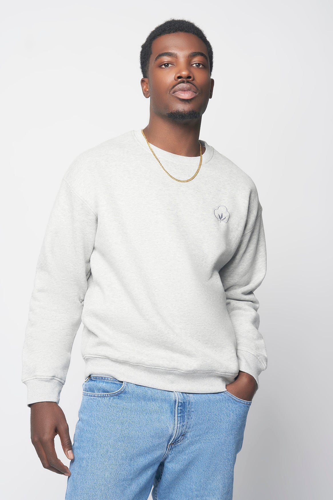 Men's Crewneck Sweatshirt- Moon