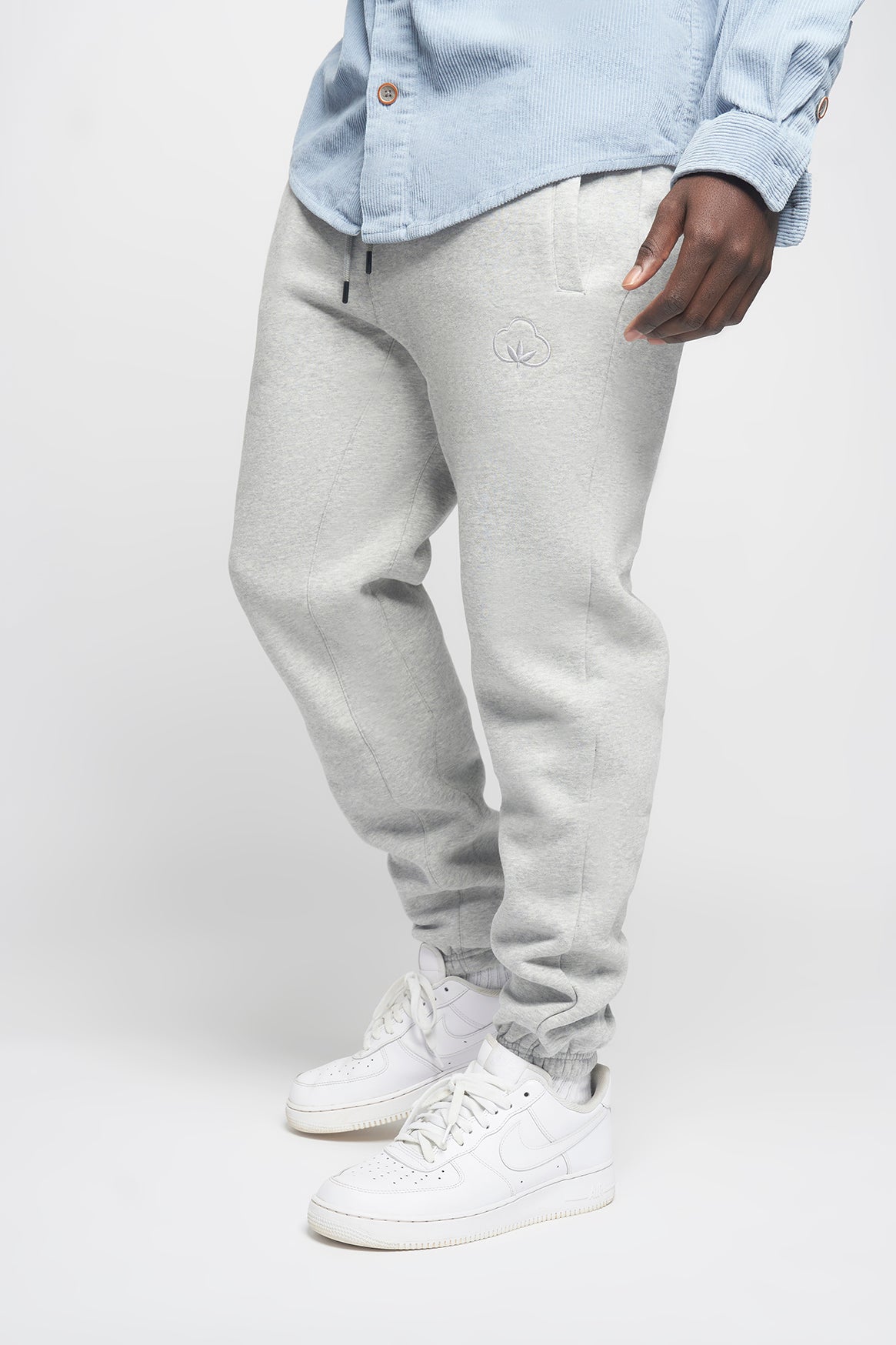 Men's Drawstring Sweatpants- Moon