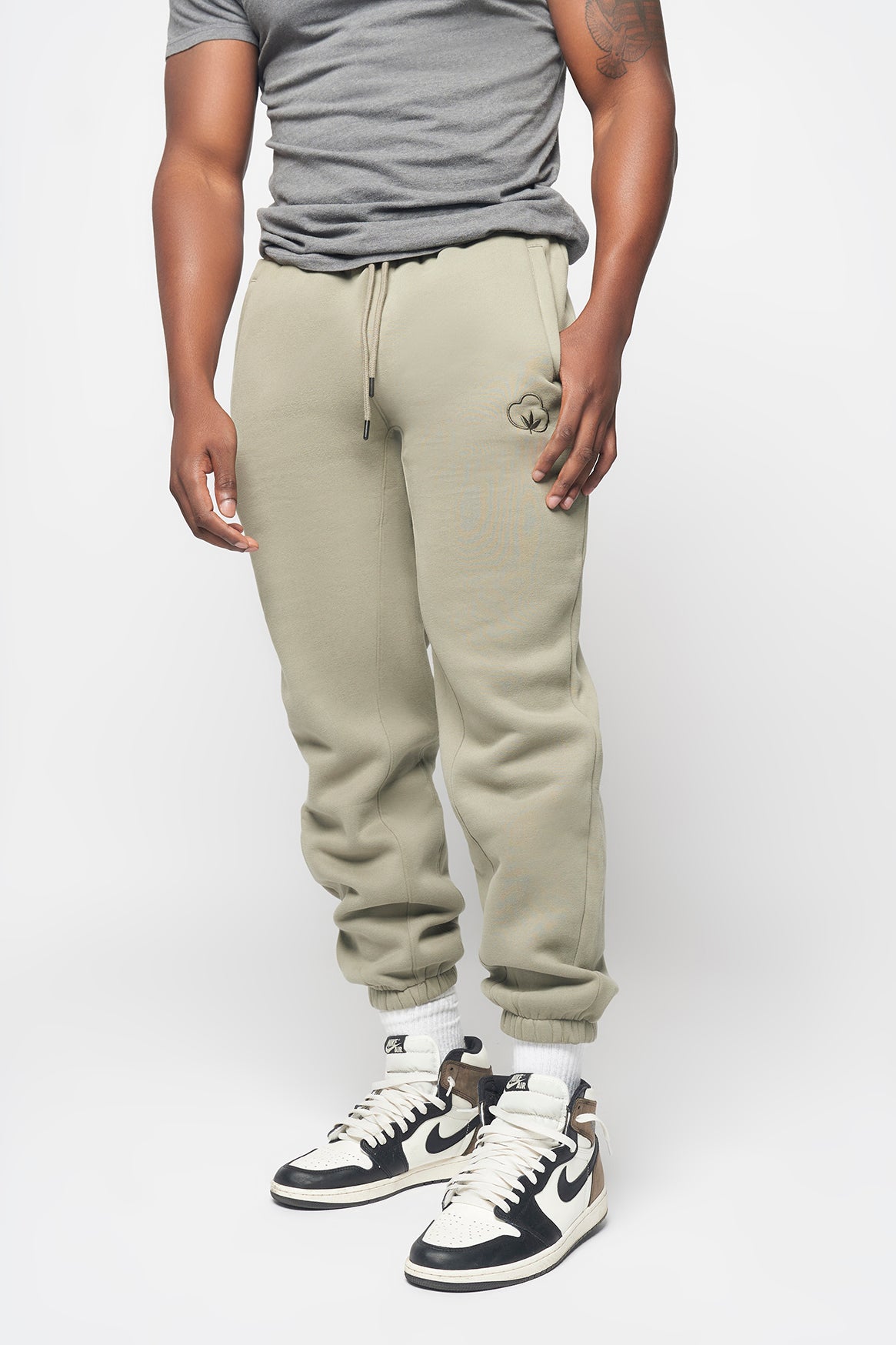 Men's Drawstring Sweatpants- Sage